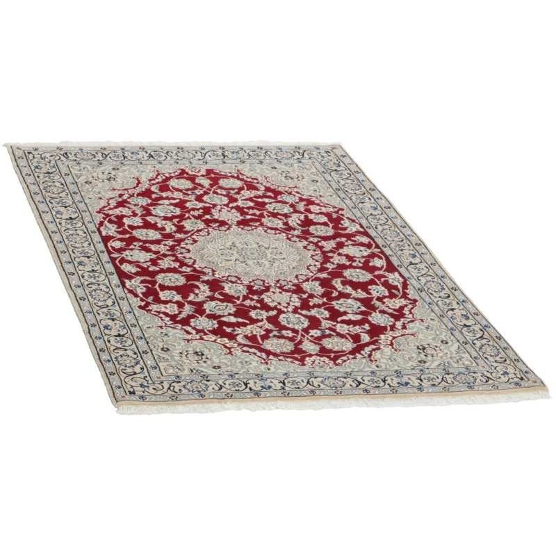 tappeto persia nain fine con seta cm 115x180 3