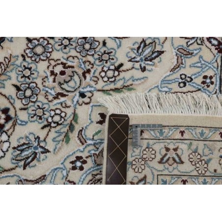 tappeto persia nain fine con seta cm.246x357 0