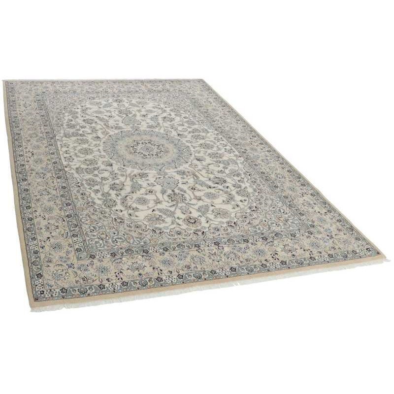 tappeto persia nain fine con seta cm 246x376 3