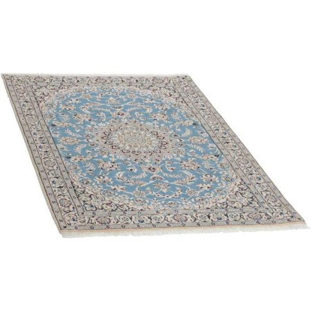 tappeto persia nain fine con seta cm 116x182 3