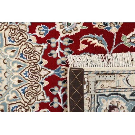 tappeto persia nain fine con seta cm.89x141 0