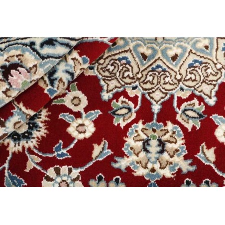 tappeto persia nain fine con seta cm.89x141 1