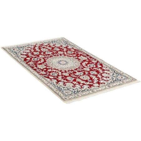 tappeto persia nain fine con seta cm 89x141 3