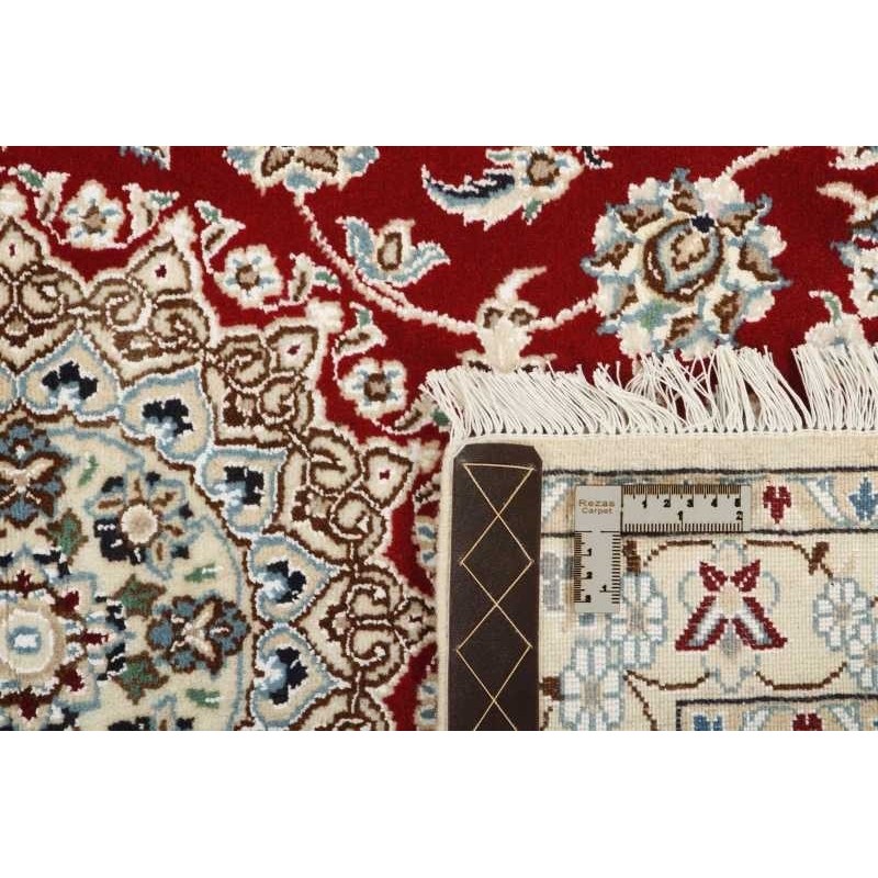 tappeto persia nain fine con seta cm.98x146 0