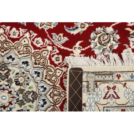 tappeto persia nain fine con seta cm.98x146 0