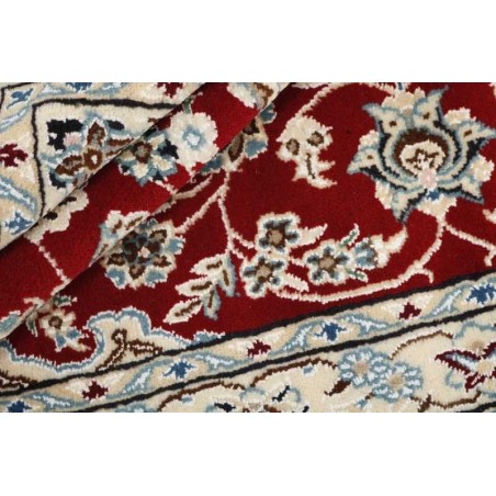 tappeto persia nain fine con seta cm.98x146 1