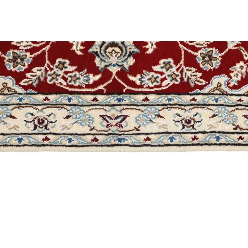 tappeto persia nain fine con seta cm 98x146 2