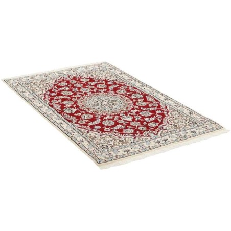 tappeto persia nain fine con seta cm 98x146 3