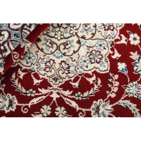 tappeto persia nain fine con seta cm.90x135 1
