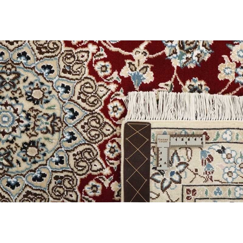 tappeto persia nain fine con seta cm.95x141 0