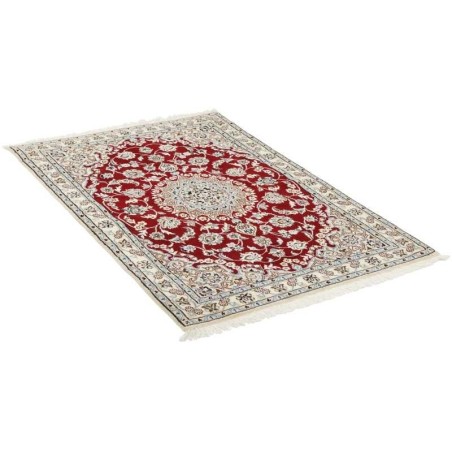 tappeto persia nain fine con seta cm 100x145 3