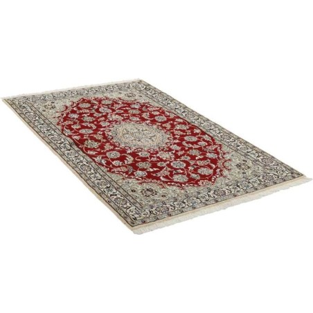 tappeto persia nain fine con seta cm 116x174 3