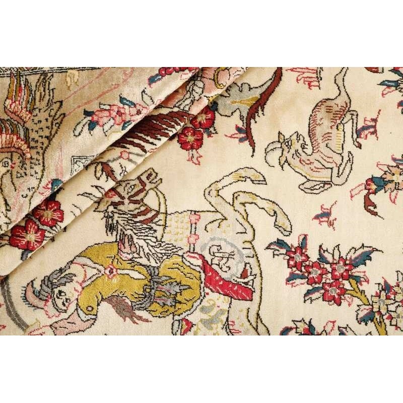 tappeto persia ghom seta cm.131x203 1