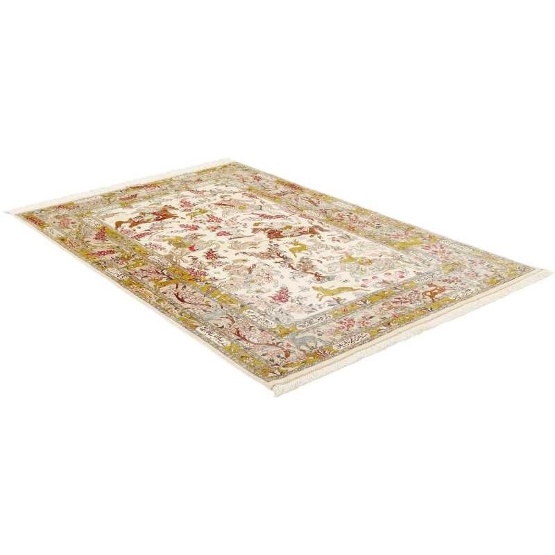 tappeto persia ghom seta cm 131x203 3