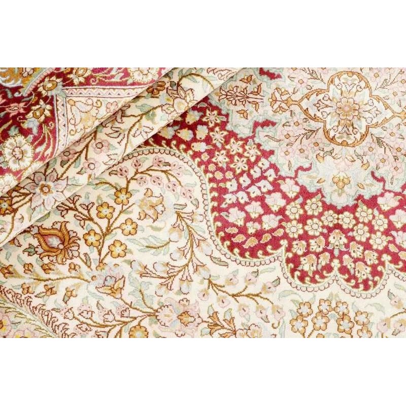 tappeto persia ghom seta cm 134x203 2