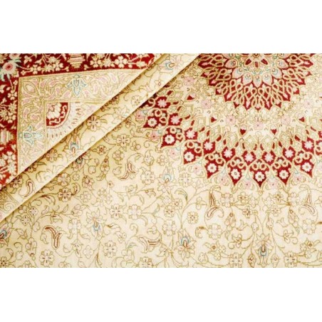 tappeto persia ghom seta cm 134x197 3