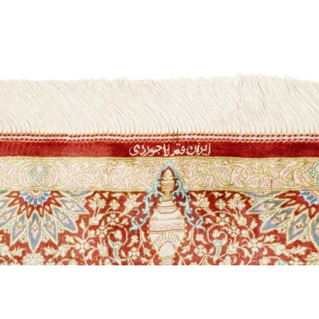 tappeto persia ghom seta cm 134x197 6