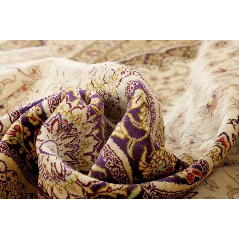 tappeto persia ghom seta cm 161x237 5