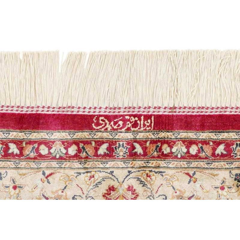 tappeto persia ghom seta cm 161x236 4