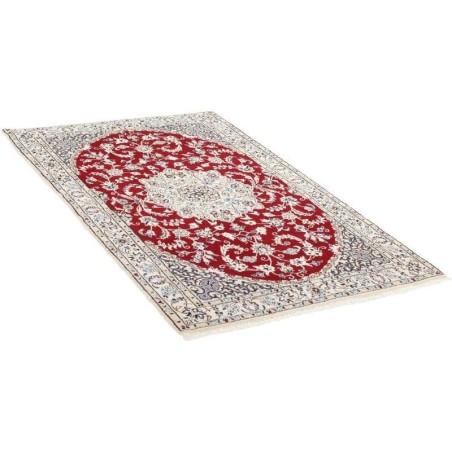 tappeto persia nain fine con seta cm 100x157 3