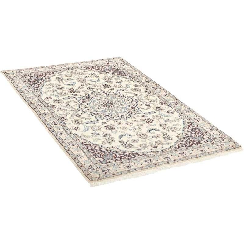 tappeto persia nain fine con seta cm 98x148 3