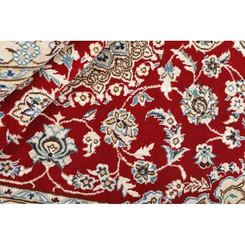 tappeto persia nain fine con seta cm.98x142 1