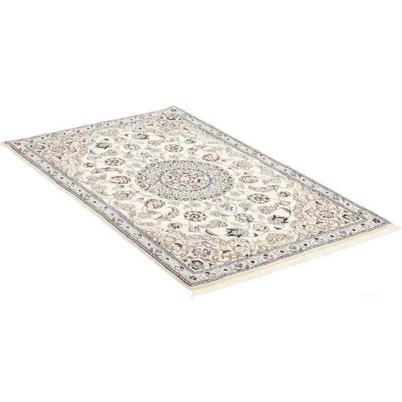 tappeto persia nain fine con seta cm 86x134 3