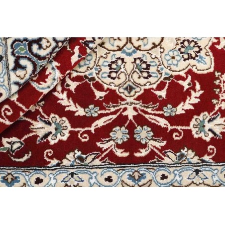 tappeto persia nain fine con seta cm.88x140 1