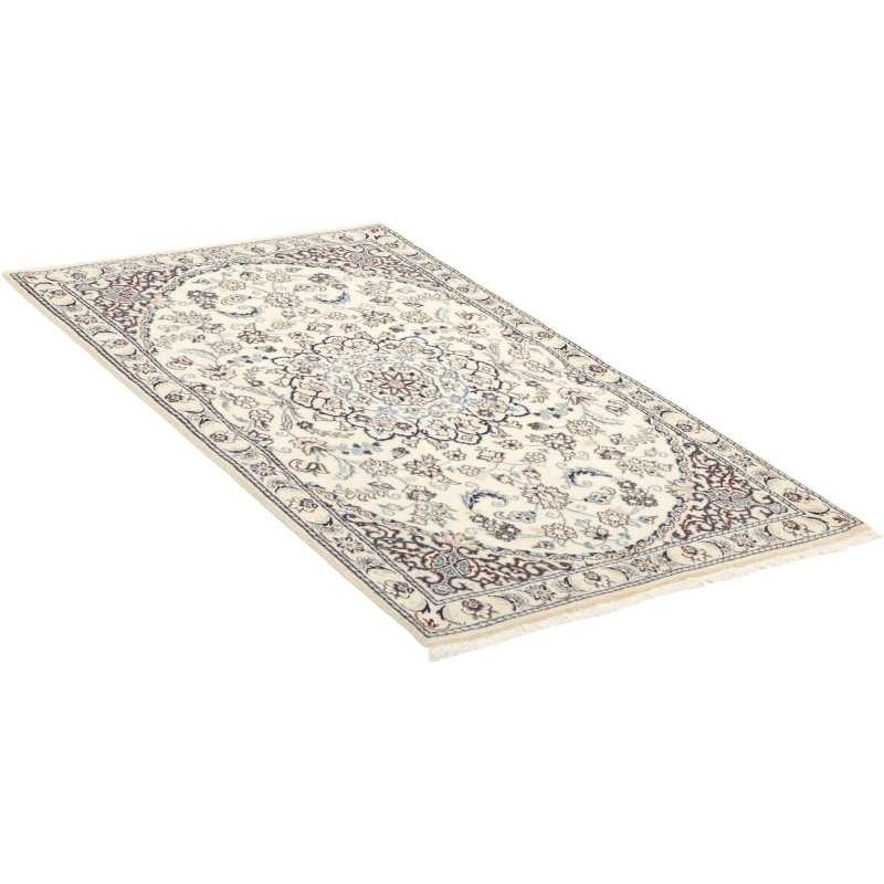 tappeto persia nain fine con seta cm 85x145 3