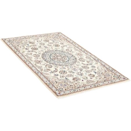 tappeto persia nain fine con seta cm 86x140 3