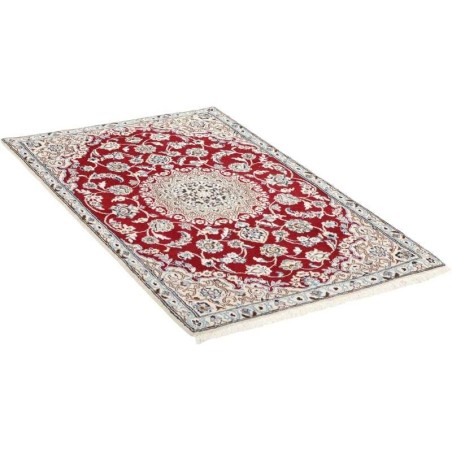 tappeto persia nain fine con seta cm 87x135 3