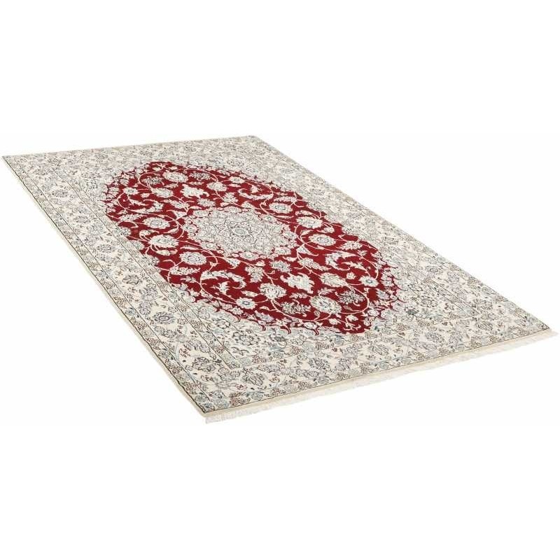 tappeto persia nain fine con seta cm 143x223 3