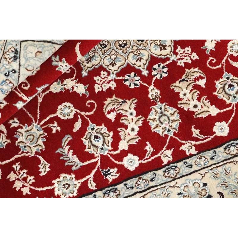 tappeto persia nain fine con seta cm.134x205 1