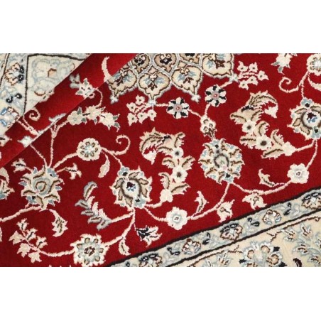 tappeto persia nain fine con seta cm.134x205 1