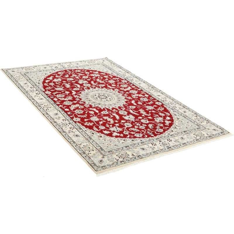 tappeto persia nain fine con seta cm 134x205 3