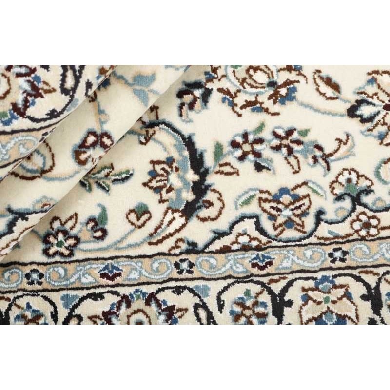 tappeto persia nain fine con seta cm.115x175 1