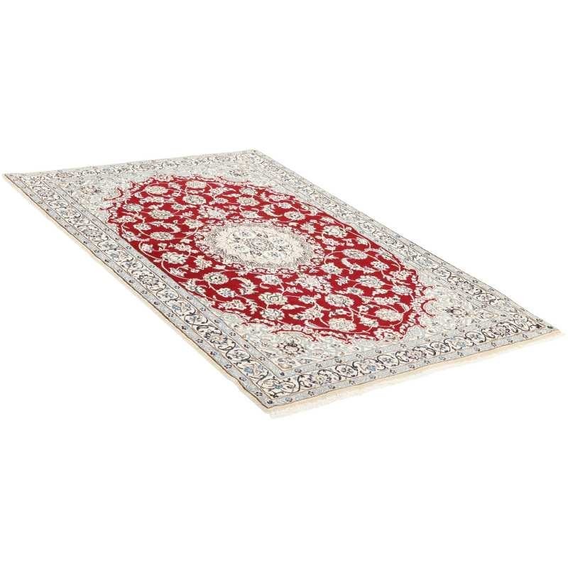 tappeto persia nain fine con seta cm 115x181 3