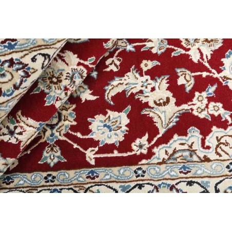 tappeto persia nain fine con seta cm.114x177 1