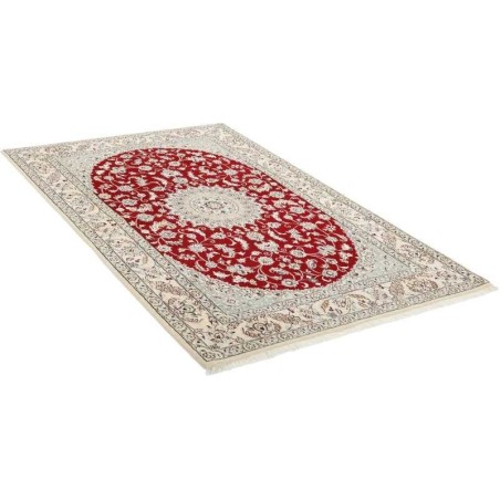 tappeto persia nain fine con seta cm 133x210 3