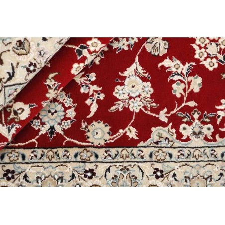 tappeto persia nain fine con seta cm.135x209 1
