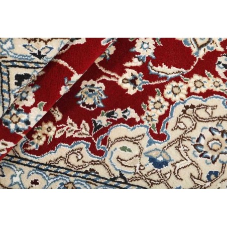 tappeto persia nain fine con seta cm.87x141 1