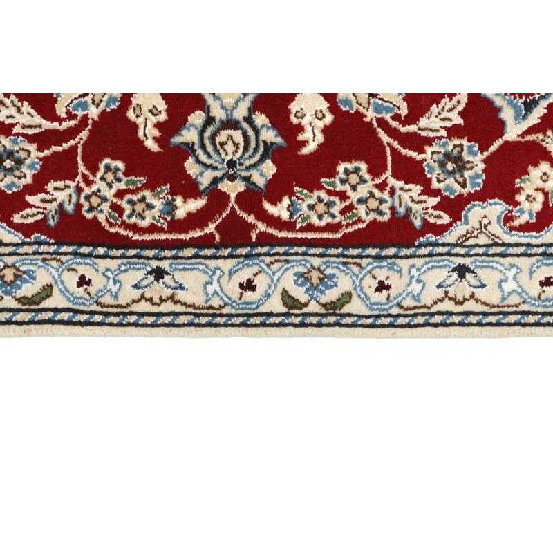 tappeto persia nain fine con seta cm 87x141 2