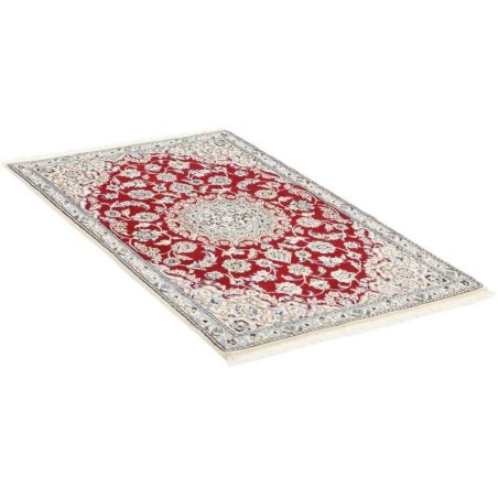 tappeto persia nain fine con seta cm 87x141 3