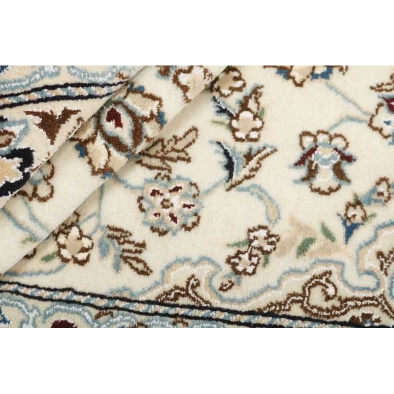 tappeto persia nain fine con seta cm.88x135 1