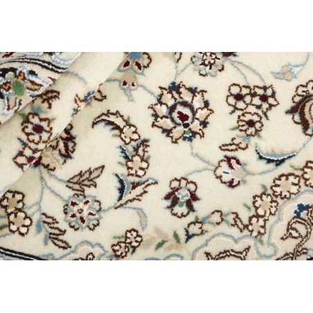 tappeto persia nain fine con seta cm.88x132 1
