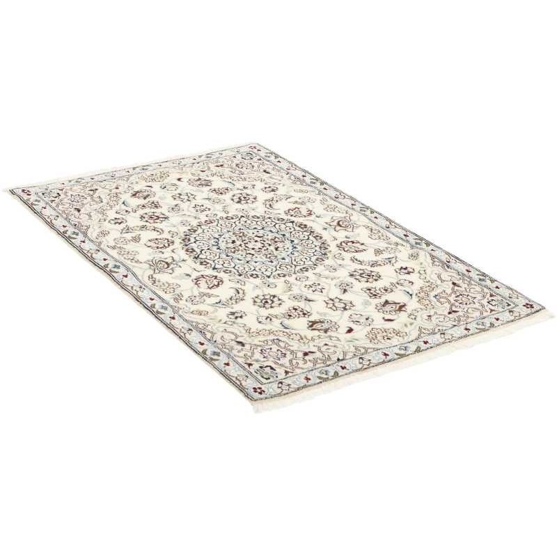 tappeto persia nain fine con seta cm 88x132 3