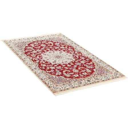 tappeto persia nain fine con seta cm 93x148 3