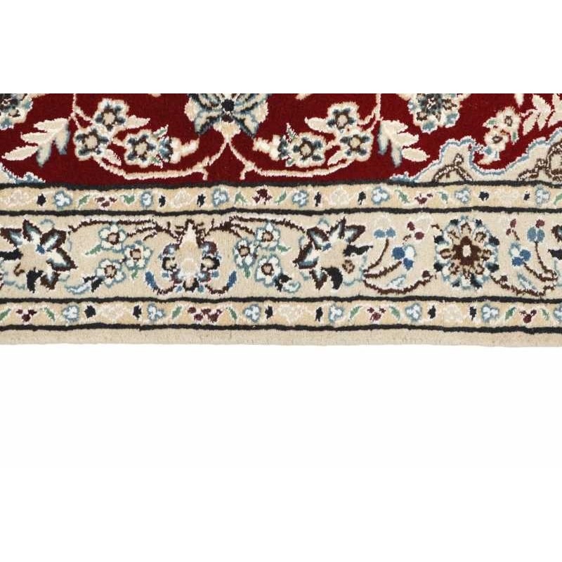 tappeto persia nain fine con seta cm 100x142 2