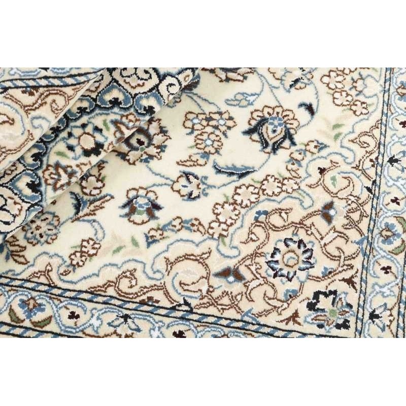 tappeto persia nain fine con seta cm.88x138 1