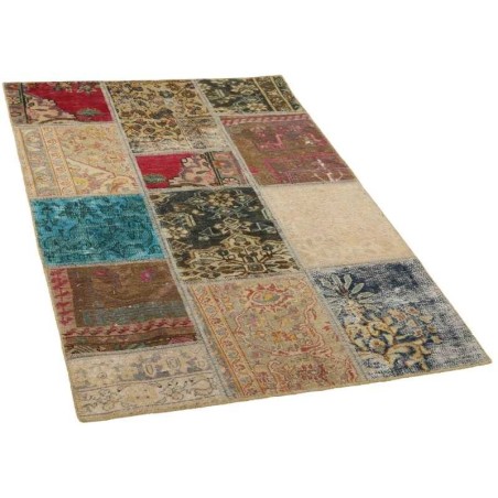 tappeto persia vintage patchwork cm 98x152 2
